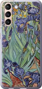 Чехол на Samsung Galaxy S21 Винсент Ван Гог. Ирисы "161u-2114-17620"