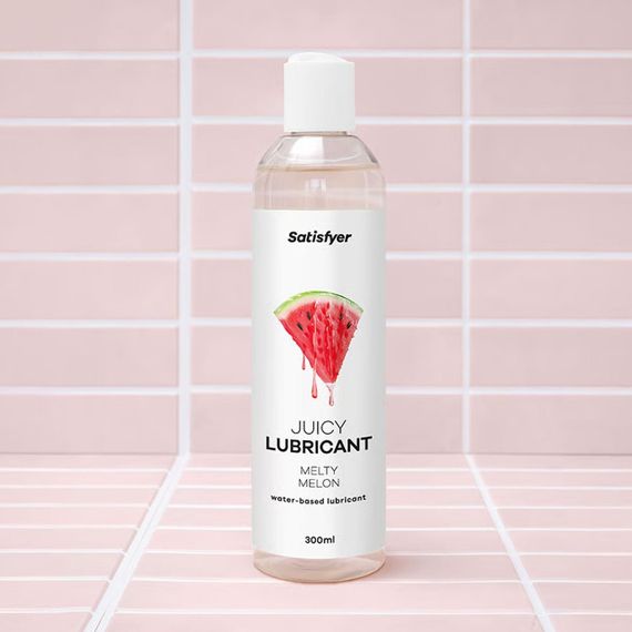 Лубрикант на водній основі Satisfyer Juicy Lubricant Melty Melon 300 мл (м'яте паковання!!!) Sex Aura | Зображення 8