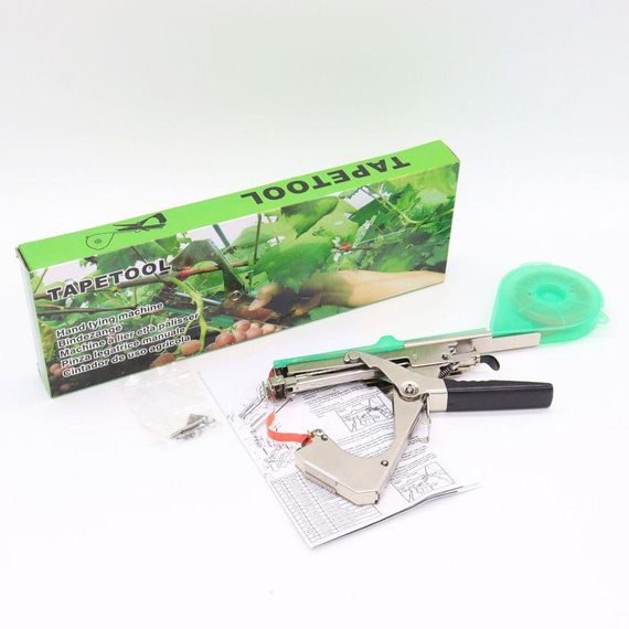 Садовий степлер для підв'язки рослин + стрічка, Tapetool / Підв'язувальний степлер-тапенер для винограду | Зображення 9