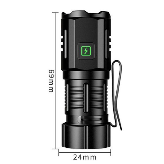 Фонарь ручной F30-3XPG LED с ЗУ Type-C PB-86 | Зображення 2