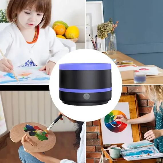 Электрический очиститель кистей для макияжа Makeup brush cleaner LY-609 инструмент для очистки кистей | Зображення 6