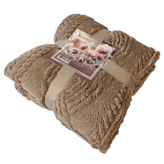 Плед Versailles Косы VS-PB-4400C 200х220 см капучино | Зображення 2