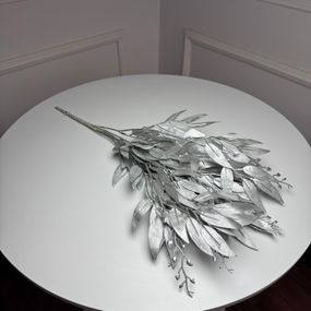 Рускус букет штучний, В-55 см 5шт/уп. Колір: срібний