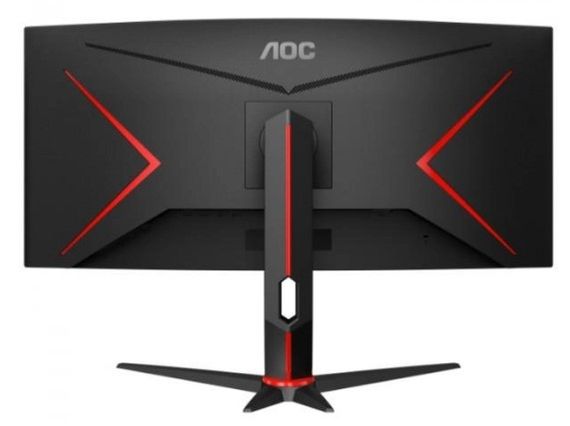 Монiтор 34" AOC CU34G2XP/BK Black/Red | Зображення 3