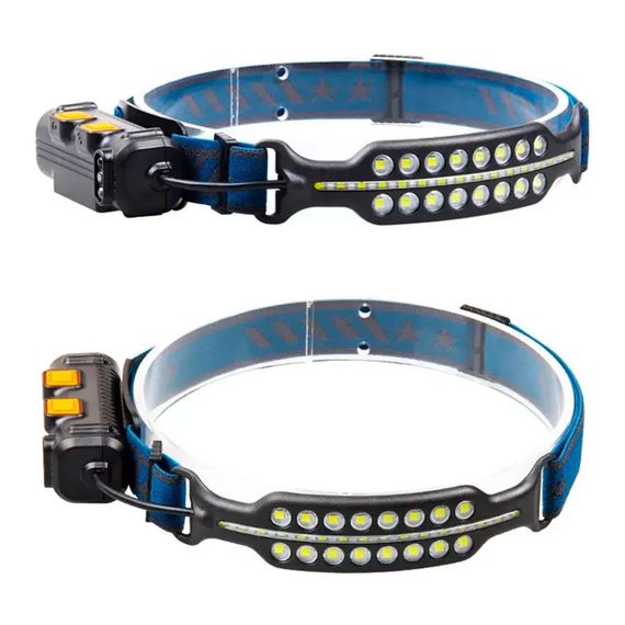 Ліхтар налобний з датчиком руху, від USB, BL W690-2 / Акумуляторний світлодіодний ліхтарик на голову | Зображення 2