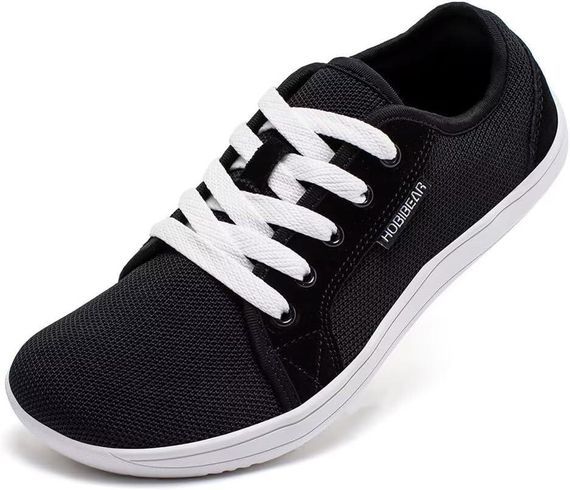 Кросівки босоногі чорні HOBIBEAR 46р EU, універсальні мінімалістичні, берфут анатомічне взуття широке Barefoot, кеди чоловічі