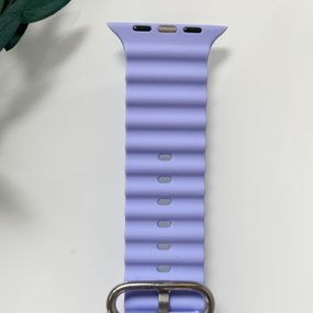 Силіконовий ремінець для Smart Watch Ocean Band 42/44/45/49 (Ліловий)