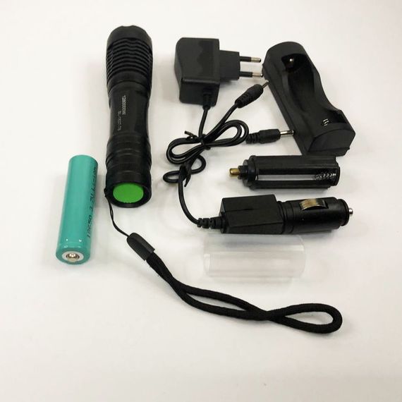 Карманный фонарь с usb зарядкой Police BL-1837-T6, Тактические фонари для охоты, Мощный NQ-579 карманный фонарик | Зображення 3