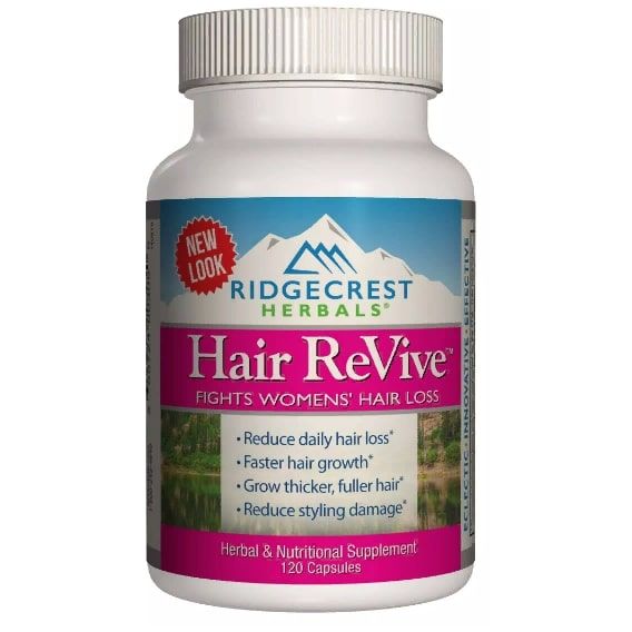 Комплекс для шкіри, волосся, нігтів RidgeCrest Herbals Hair ReVive 120 Caps RCH305