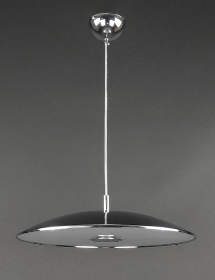 Люстра світлодіодна підвісна LED світильник для квартири на стелю лед 27712 Хром 20-160х50х50 см. | Зображення 1