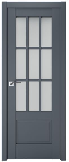 Дверь Terminus soft модель 604 (остекленная) Антрацит