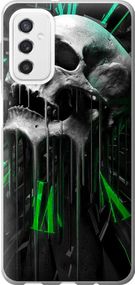 Чехол на Samsung Galaxy M52 M526B Череп-часы "4100u-2490-17620"