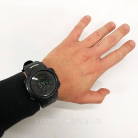 Часы для мужчин с водозащитой SKMEI 1231BK, Спортивно тактические часы военные мужские CD-60