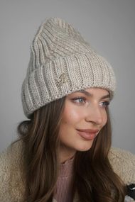 Шапка «Аурин» светлый кофе