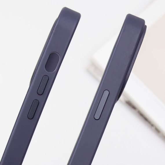Шкіряний чохол SnapCase with MagSafe для Apple iPhone 12 Pro Max (6.7") Dark Blue | Зображення 4