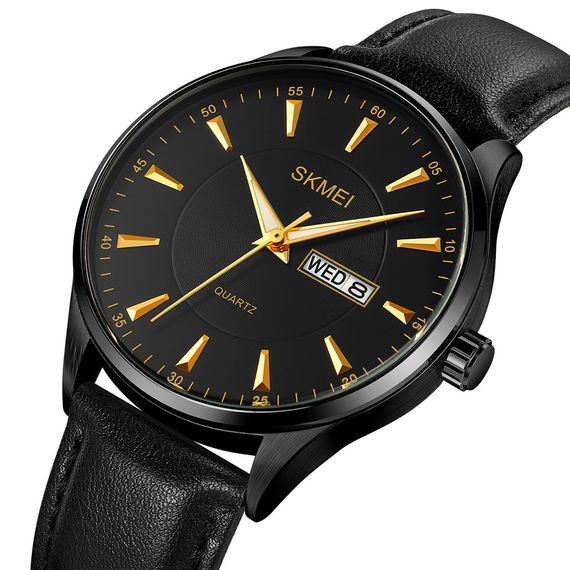 Skmei 2075BKBKGD Black-Black-Gold | Зображення 1