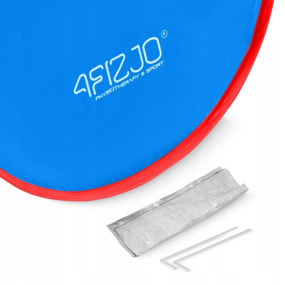 Намет пляжний 4FIZJO Pop-Up 195 x 120 см саморозкладний Blue/Red (P-5905973405164) | Зображення 1