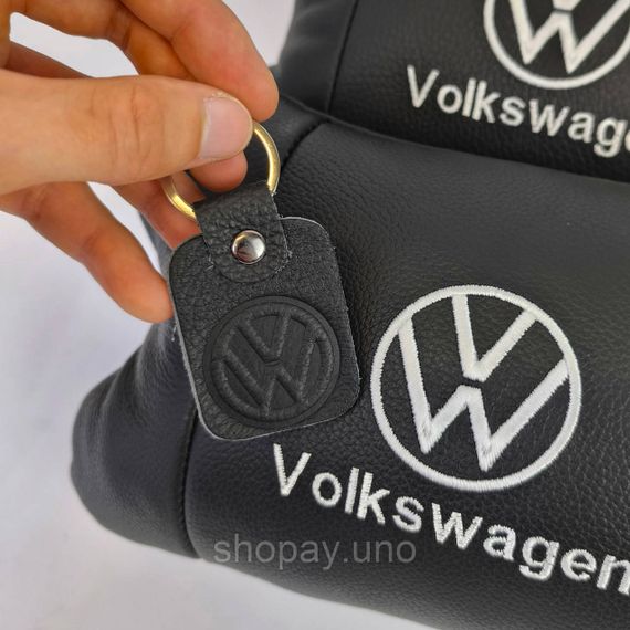 Подголовник-подушка для автомобиля под шею Volkswagen, Подарок мужчине водителю, Автоподушка подарок QB-96 | Зображення 8
