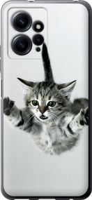 Чехол на Xiaomi Redmi Note 12 4G Летящий котёнок "2322u-3021-17620"