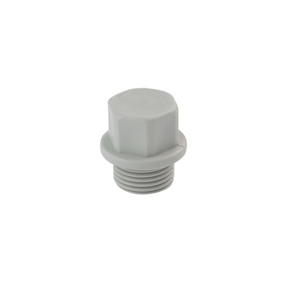 Заглушка пластикова PPR Rozma 20х1/2" РЗ без ущільнення