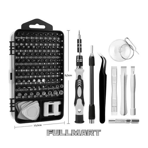 Набор отверток UKC 115 в 1 для ремонта электроники в боксе | Зображення 1