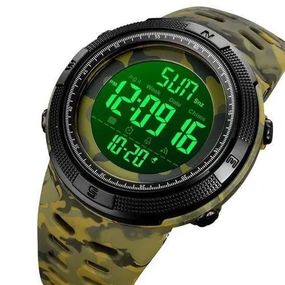 Чоловічий армійський водостійкий тактичний годинник SKMEI 2070CMGN, Брендовий чоловічий годинник, NX-867 Годинник армійський