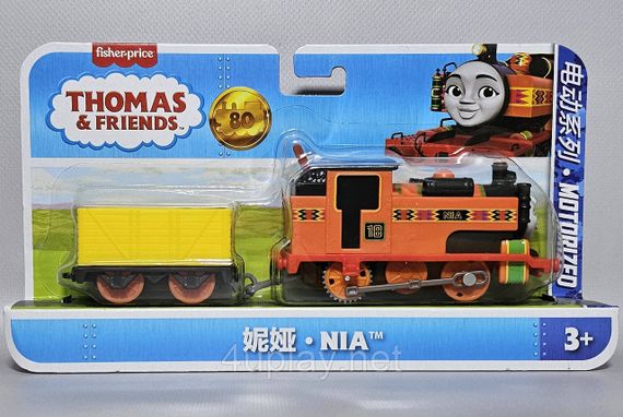 Класичний моторизований поїзд Нія із ювілейної серії до 80-річчя Thomas & Friends Оригінал Fisher-Price | Зображення 6