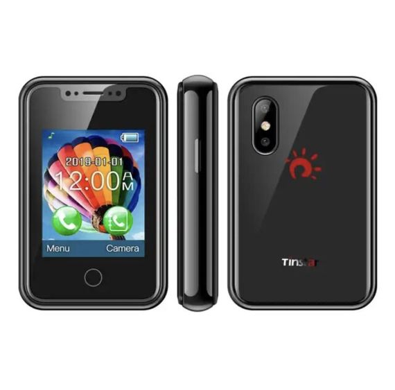 Мини мобильный телефон AIEK BM 8XR 2SIM Mini Черный