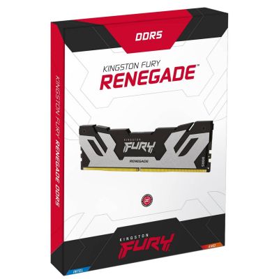 Модуль памяти для компьютера DDR5 32GB (2x16GB) 6400 MHz FURY Renegade Silver Kingston Fury (ex.HyperX) (KF564C32RSK2-32) | Зображення 4