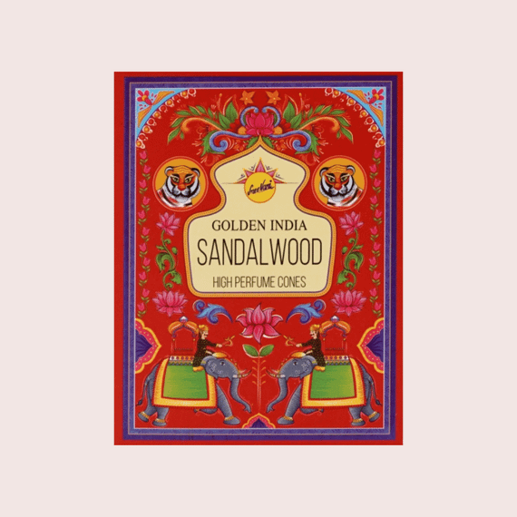 Аромаконуси зворотнього потоку Сандал  Back Flow cones Sandalwood 10 шт. в уп. Sreevani 8906037224681