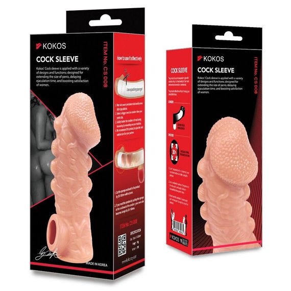 Насадка на член Kokos Cock Sleeve CS 008 L | Зображення 4