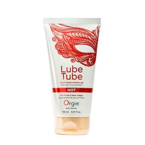 Лубрикант на водной основе Orgie Lube Tube Hot, 150 мл, с согревающим эффектом, без запаха Sex Aura