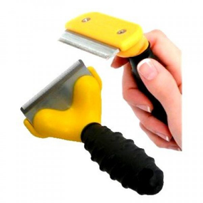 Расческа для животных Размер М Желтая