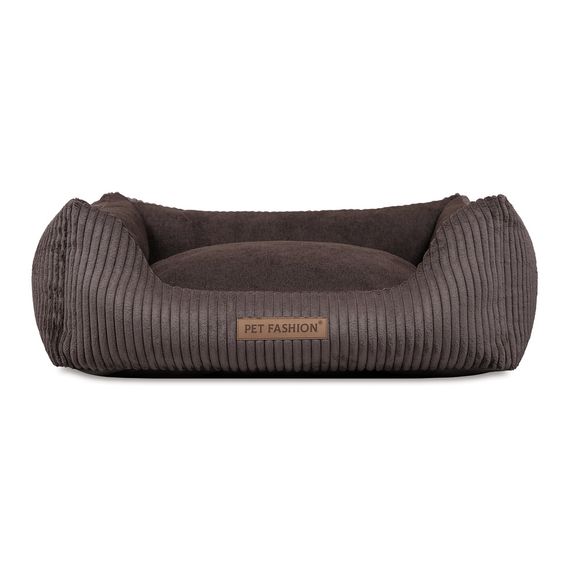 Лежак Pet Fashion DEVID для собак шоколадний 62*50*19 | Зображення 3