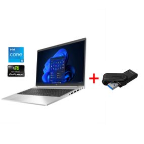 Ультрабук HP ProBook 450 G8 / 15.6" (1920x1080) IPS / Intel Core i5-1135G7 (4 (8) ядра по 1.5 - 4.2 GHz) / 16 GB DDR4 / 512 GB SSD / nVidia GeForce MX450, 2 GB GDDR6, 64-bit / WebCam / Win 11 Pro б/у + Подарок Флеш-накопитель Kingston 64GB