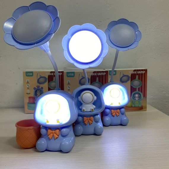 Дитяча настільна акумуляторна LED-лампа 3in1 Rabbit BLUE | Зображення 3