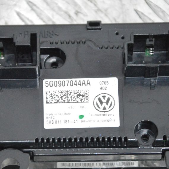 Блок керування клімат контролем Volkswagen Golf VII 2012-2020 Панель пічки Фольксваген Гольф 7 5G0907044AA | Зображення 5