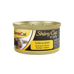 Корм вологий GimCat Shiny Cat для котів з тунцем та сиром 70 г