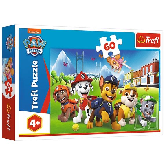 Пазл Trefl Paw Patrol Щенячий патруль на траві 60 елементів (5900511173758)