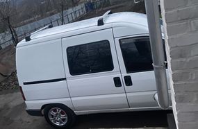 Перемички на рейлінги під ключ (2 шт) Чорний для Peugeot Expert 1996-2007 років