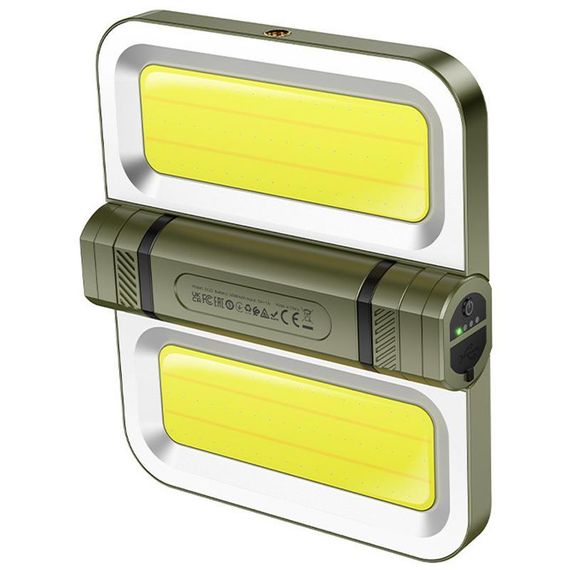 Кемпинговый фонарь Hoco DL22 solar-powered (5000 mAh) Green | Зображення 6