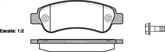 Гальмівні колодки Boxer/Ducato/Jumper (06-21), WOKING (P1338300) | Зображення 7