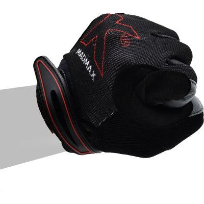 Перчатки для фитнеса MadMax MXG-103 X Gloves Black/Grey L (MXG-103-BLK_L) | Зображення 2