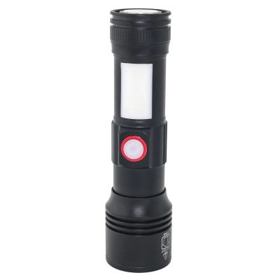 Фонарь Quantum Adept 10W LED zoom +COB з USB+ Li-ion18650/2600mAh (QM-FL1031-18650/2600) | Зображення 6