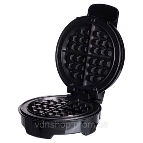 Вафельниця для бельгійських вафель з антипригарним покриттям і LED-індикатором 1000 Вт кругла Sokany SK-519