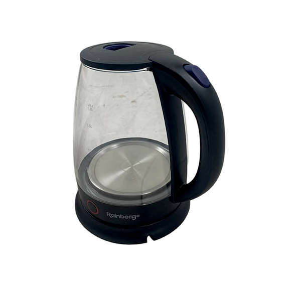 Электрочайник стеклянный Rainberg RB-2240 1500 Вт 1,8л Синий