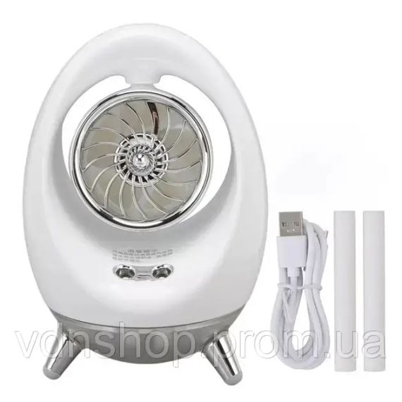 Портативный вентилятор USB с водяным охлаждением, распылитель, ночник Air Cooler 657, увлажнитель | Зображення 4