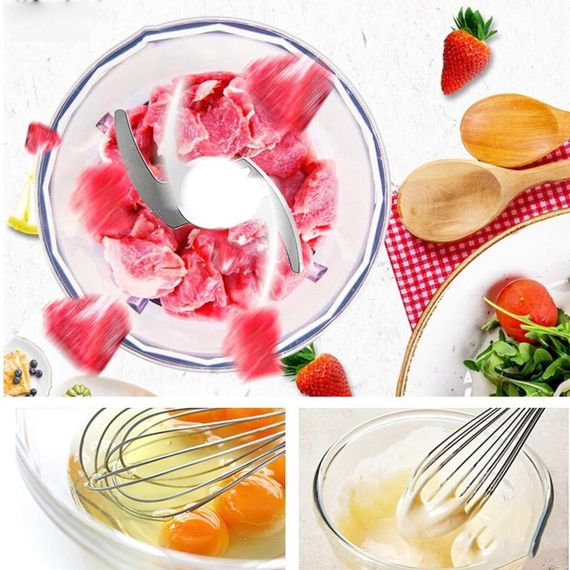 Блендер занурювальний 3в1 Domotec MS-5103, 500W / Ручний блендер-подрібнювач | Зображення 5