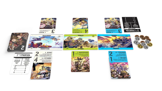 Настольная игра Звери на войне: По всем фронтам укр. | Зображення 3