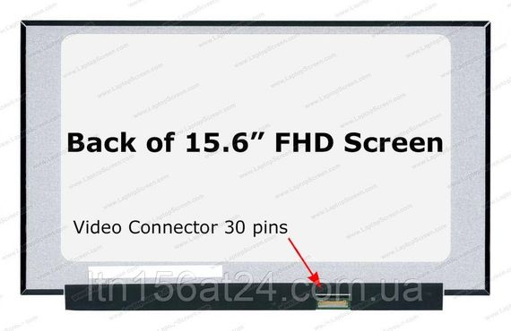 LCD 15.6 Slim 30pin Плата 26см (без ушек) 260мм N156HCE-EN1 Rev C1 LP156WFH-SPP1 N156HCG-EN1 n156hca-eac